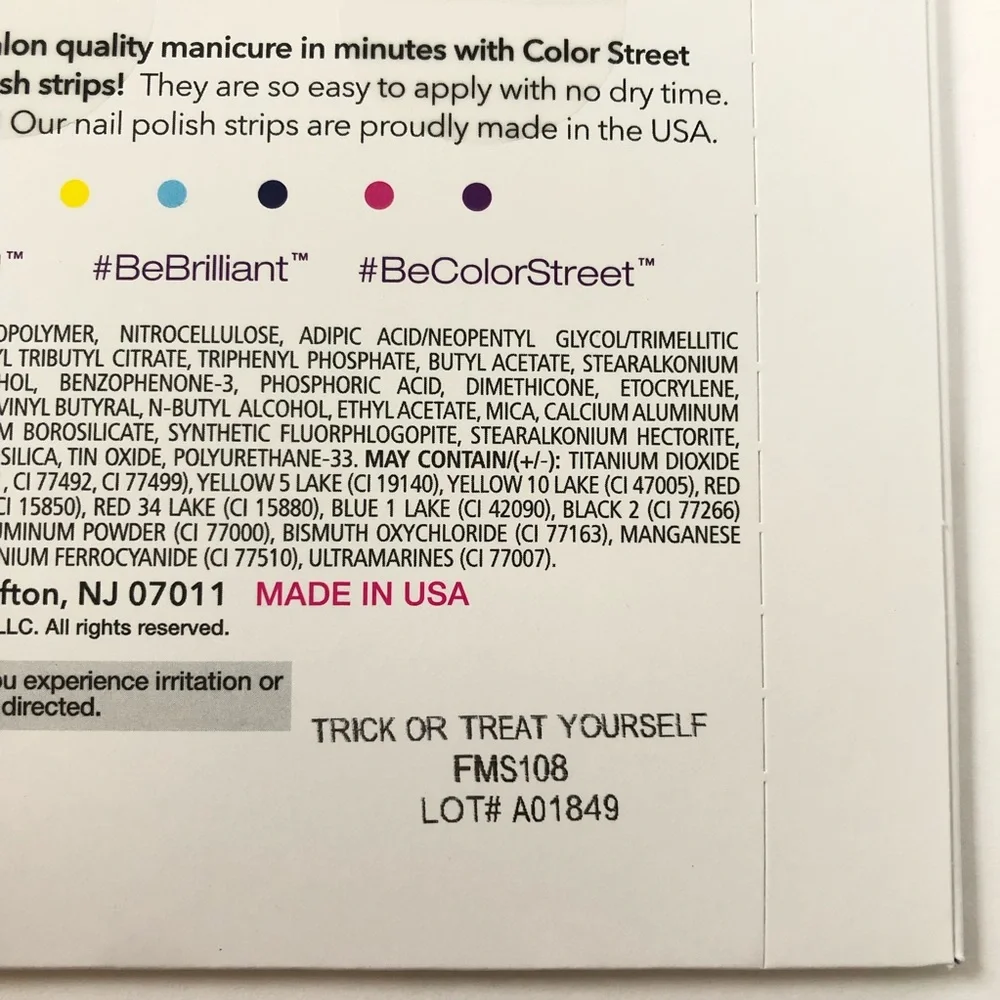 ❌SOLD❌Color Street Trick or Treat Yourself Nail Strips Retired - Picture 5 of 5